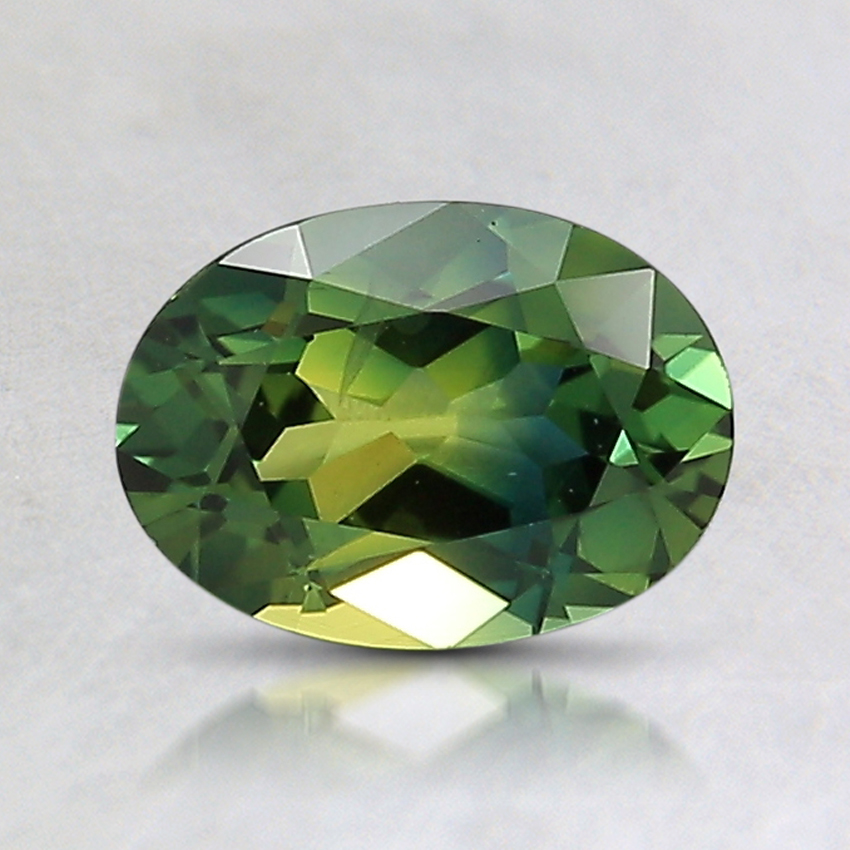 7.4x5.4mm Unheated Bi-Color Oval Australian Sapphire