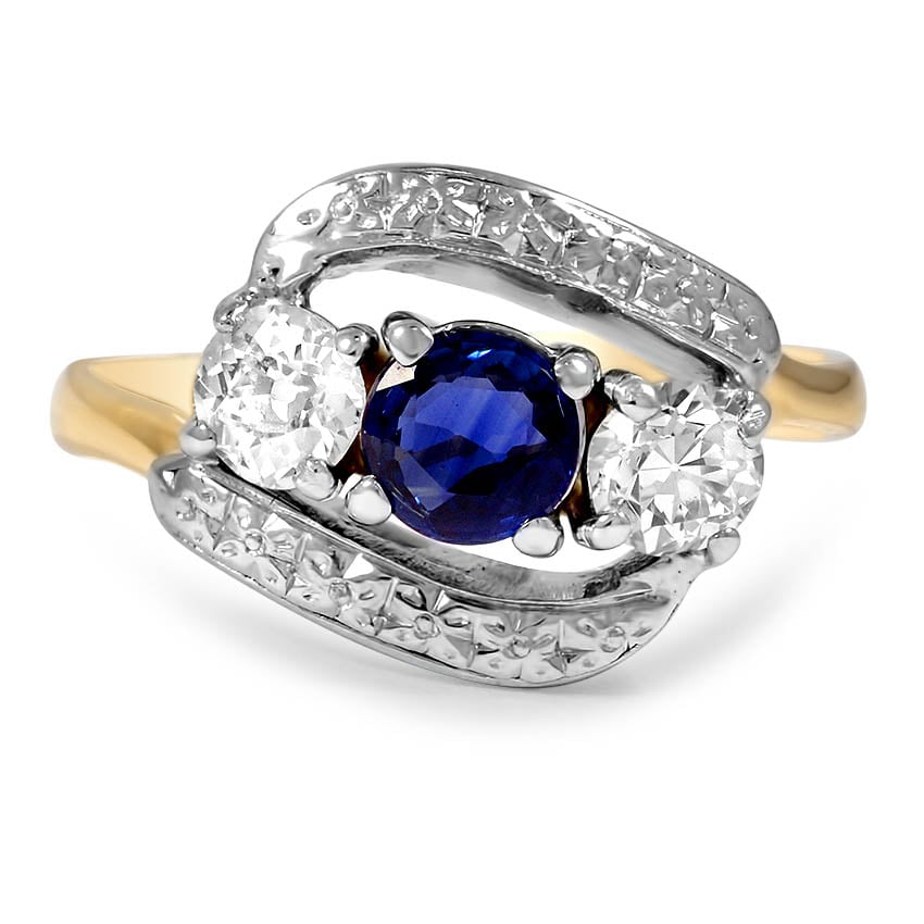 Retro Sapphire Vintage Ring