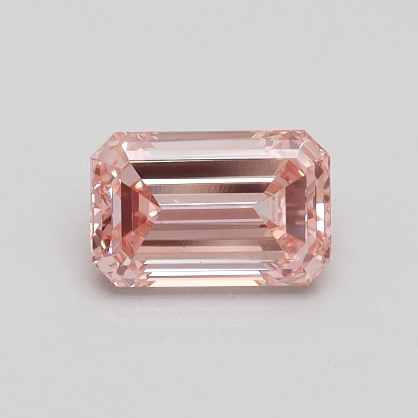 1.00 Ct. Fancy Intense Pink Emerald Lab Grown Diamond