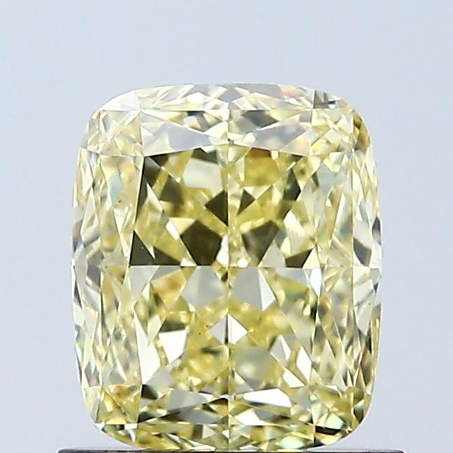 1.06 Ct. Fancy Intense Yellow Cushion Lab Grown Diamond