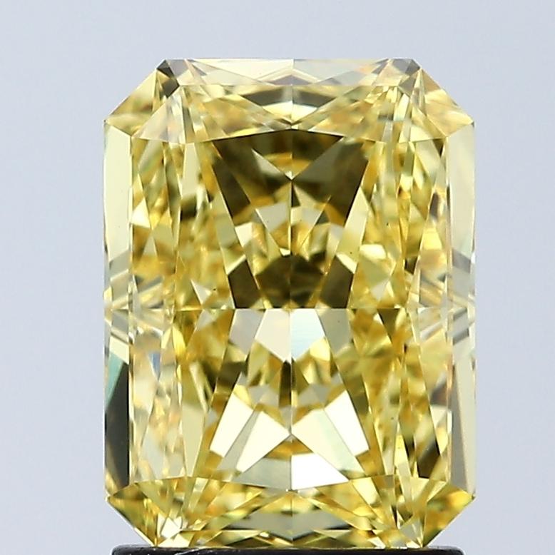 2.06 Ct. Fancy Vivid Yellow Radiant Lab Grown Diamond