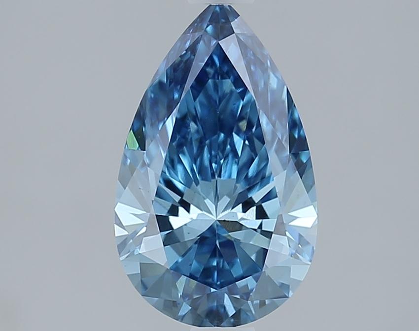 1.50 Ct. Fancy Vivid Blue Pear Lab Grown Diamond