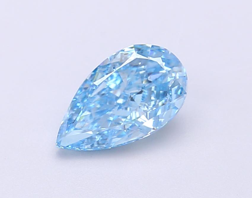 1.04 Ct. Fancy Vivid Blue Pear Lab Grown Diamond
