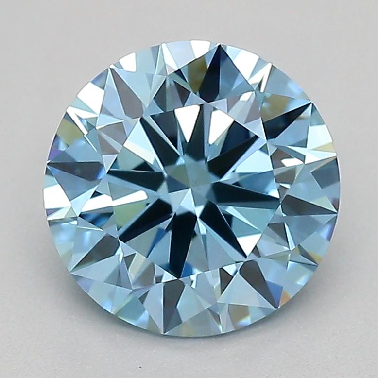 1.00 Ct. Fancy Vivid  Blue Round Lab Grown Diamond