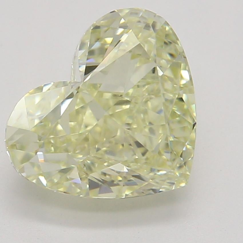 1.26 Ct. Fancy Light Yellow Heart Diamond