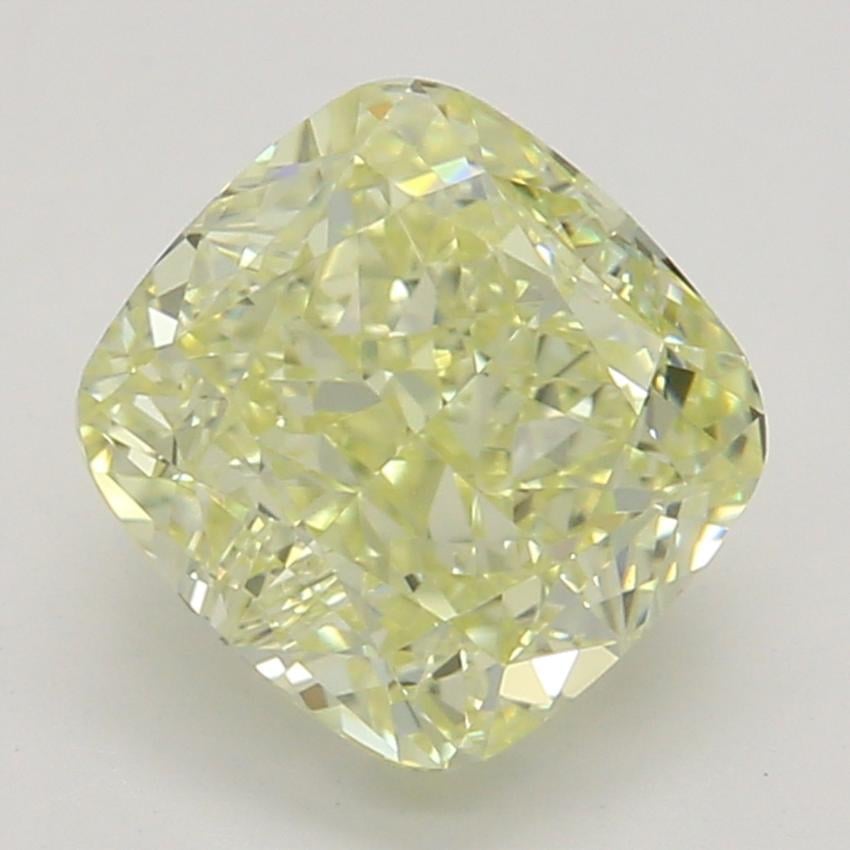 1.11 Ct. Fancy Light Yellow Cushion Diamond