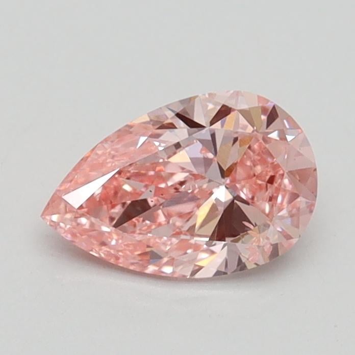 0.61 Ct. Fancy Intense Pink Pear Lab Grown Diamond