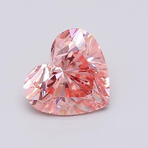 1.02 Ct. Fancy Vivid  Pink Heart Lab Grown Diamond