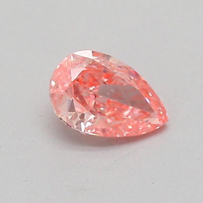 0.34 Ct. Fancy Vivid  Pink Pear Lab Grown Diamond