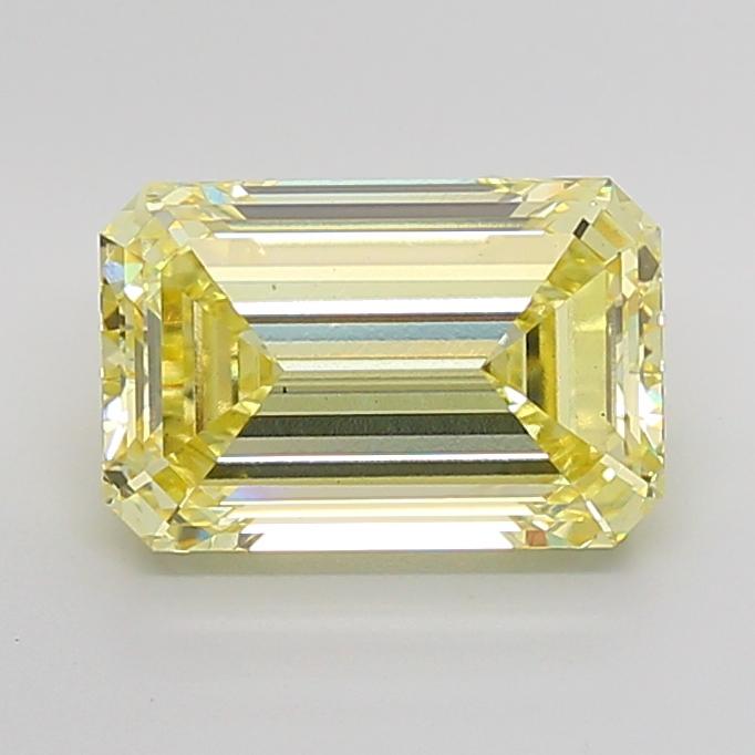 5.53 Ct. Fancy Intense Yellow Emerald Lab Grown Diamond