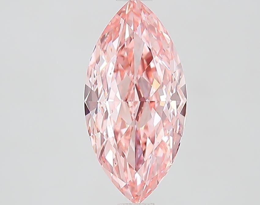 2.03 Ct. Fancy Intense Pink Marquise Lab Grown Diamond