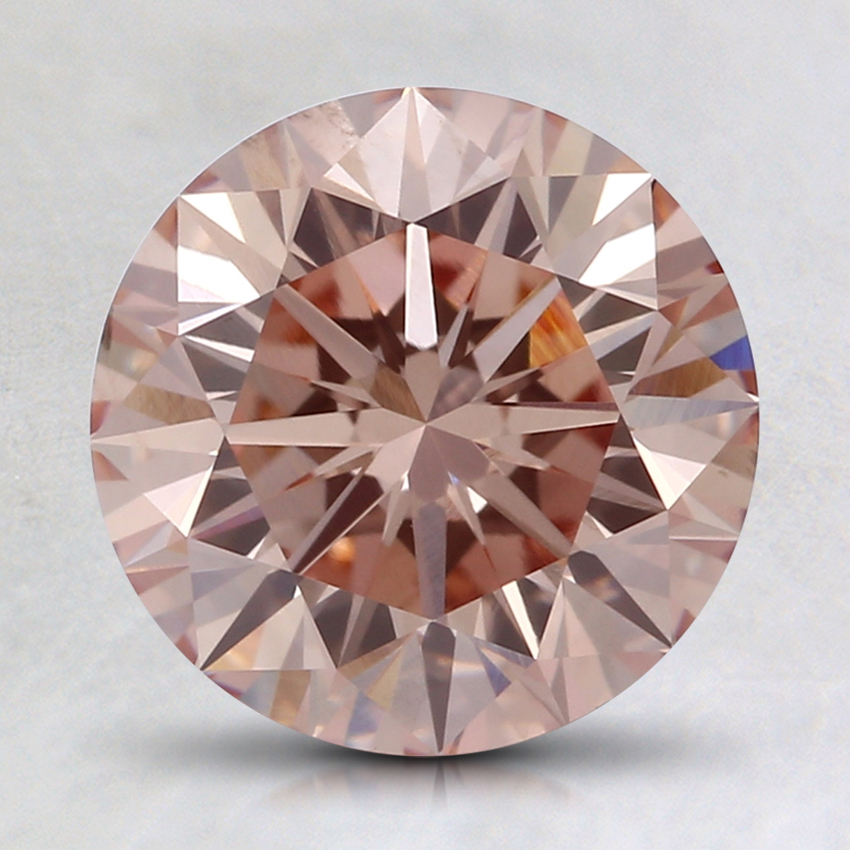 2.01 Ct. Fancy Orangy Pink Round Lab Grown Diamond