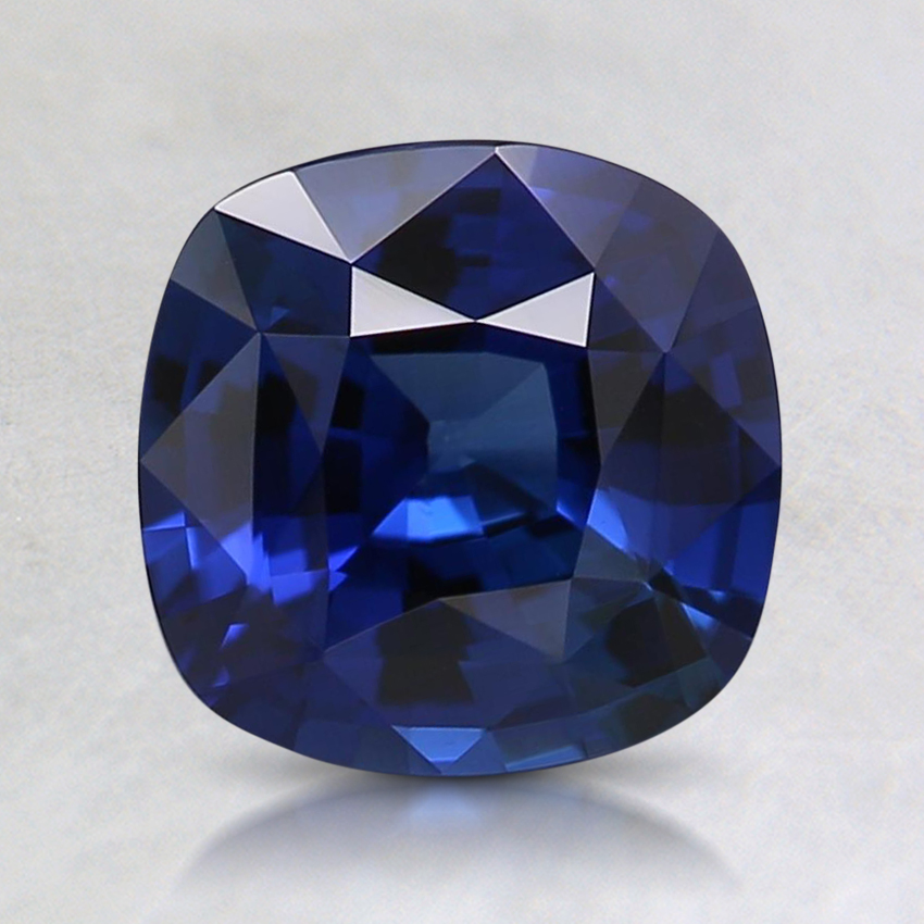 7mm Premium Blue Cushion Sapphire