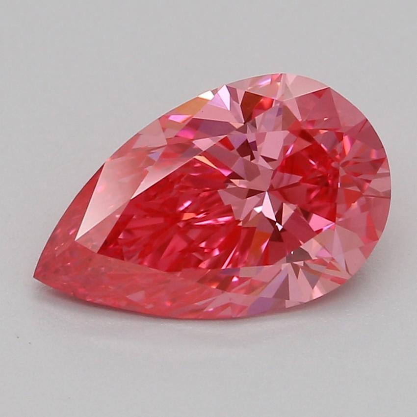 1.03 Ct. Fancy Vivid Pink Pear Lab Grown Diamond