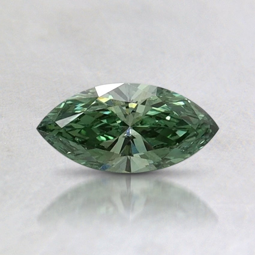 0.31 Ct. Fancy Vivid Pacific Green Marquise Lab Grown Diamond