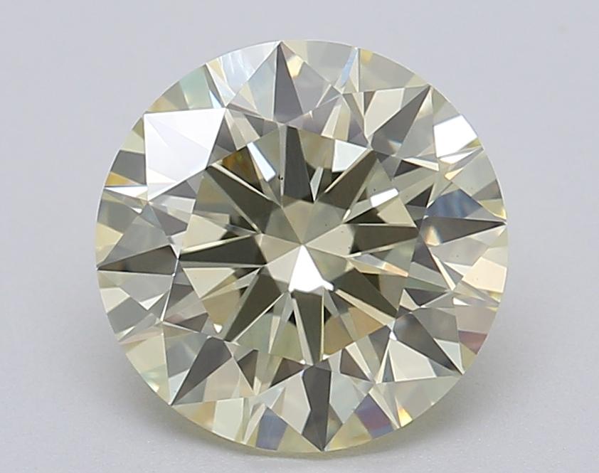 2.04 Ct. Fancy Light Yellow Round Lab Grown Diamond