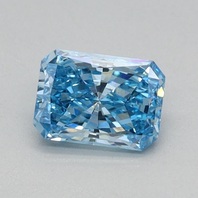 0.41 Ct. Fancy Vivid Blue Radiant Lab Grown Diamond