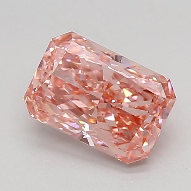 1.88 Ct. Fancy Vivid  Pink Radiant Lab Grown Diamond