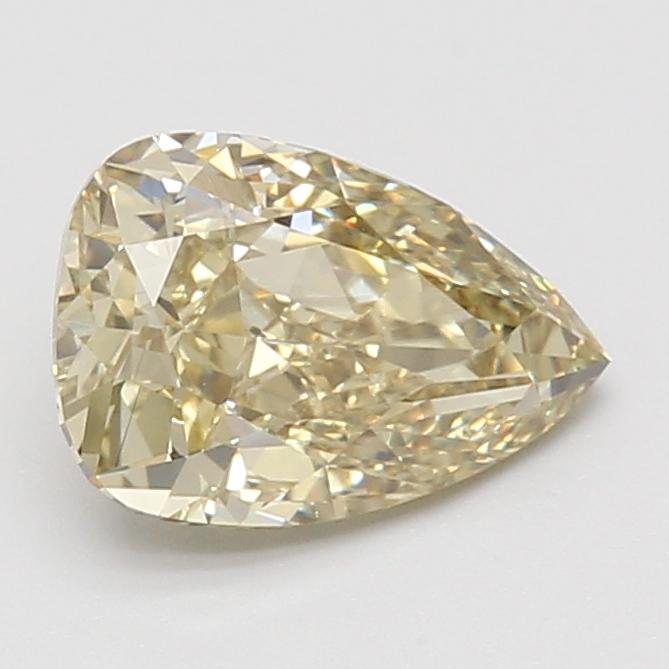 2.06 Ct. Fancy Yellow Pear Lab Grown Diamond