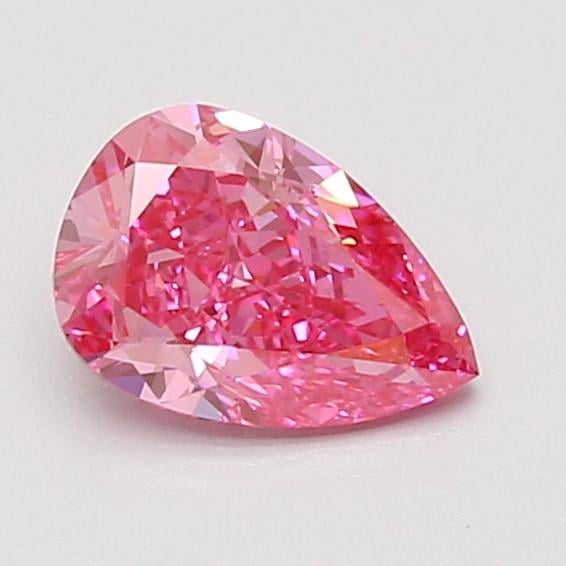 0.92 Ct. Fancy Vivid Pink Pear Lab Grown Diamond