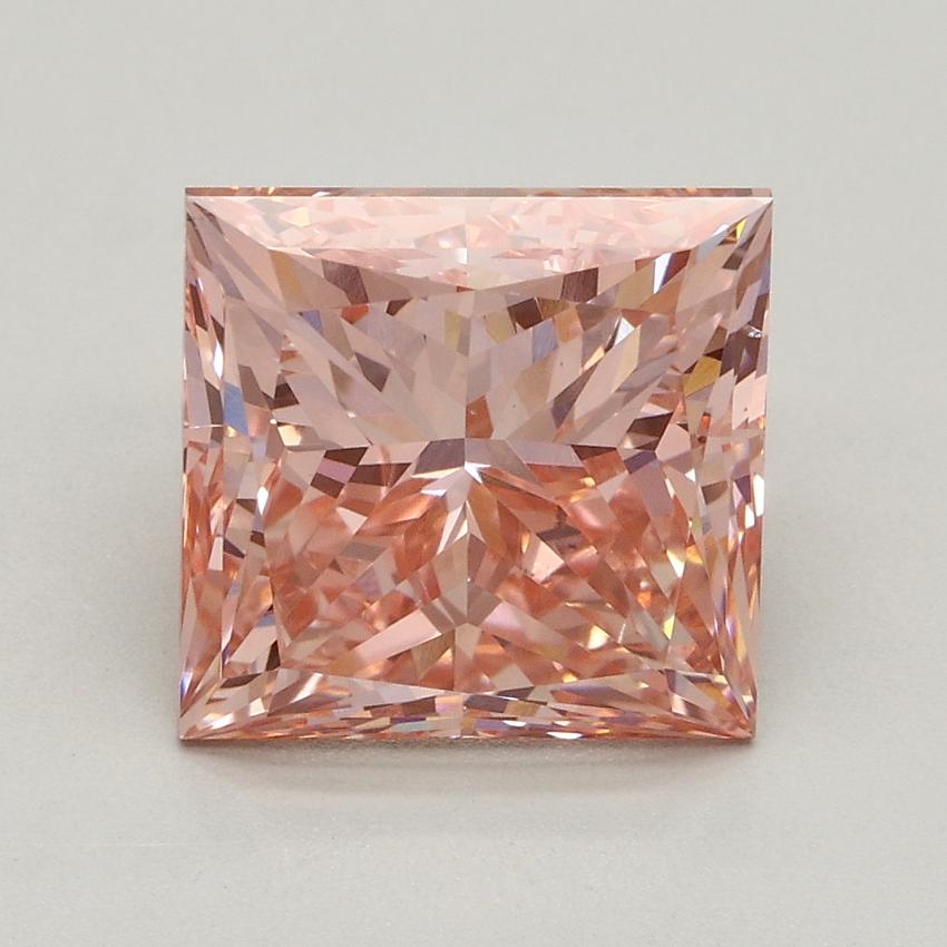 3.06 Ct. Fancy Intense Pink Princess Lab Grown Diamond