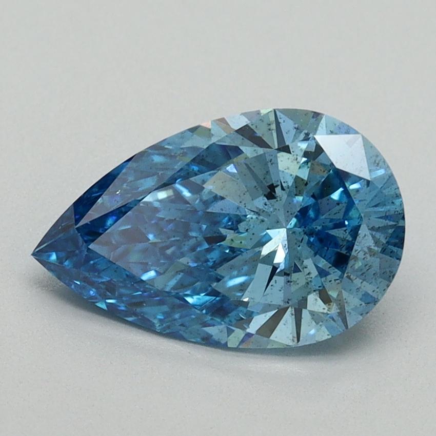 1.50 Ct. Fancy Vivid Blue Pear Lab Grown Diamond