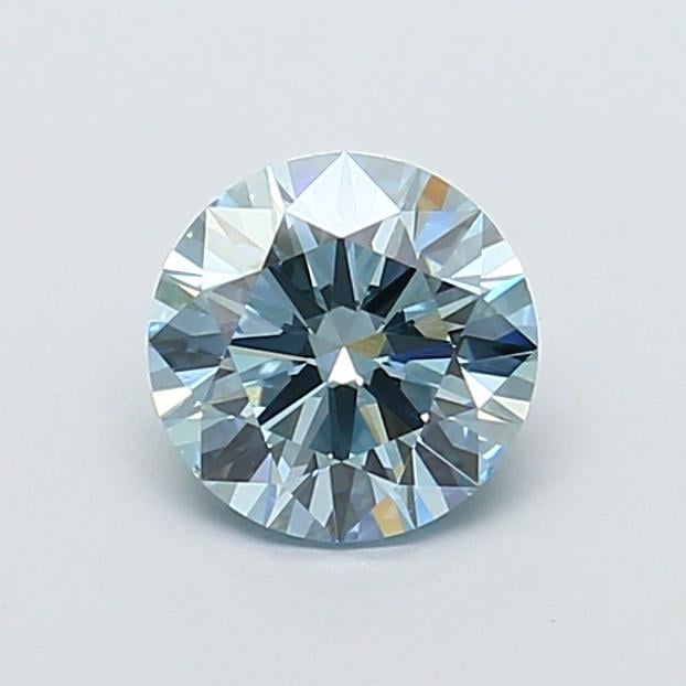 1.20 Ct. Fancy Intense  Blue Round Lab Grown Diamond