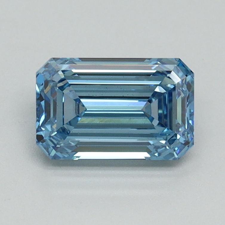 1.03 Ct. Fancy Intense Blue Emerald Lab Grown Diamond