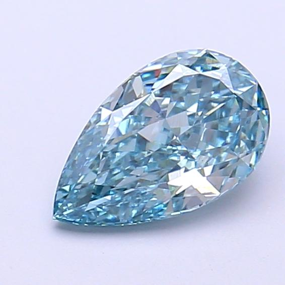 1.05 Ct. Fancy Vivid  Blue Pear Lab Grown Diamond
