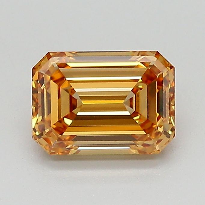 1.04 Ct. Fancy Light  Brown Emerald Lab Grown Diamond