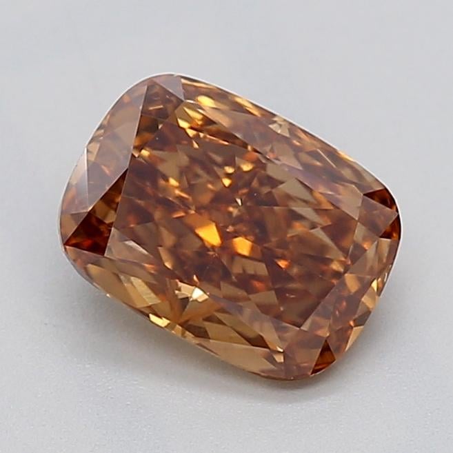 1.15 Ct. Fancy  Brown Cushion Lab Grown Diamond