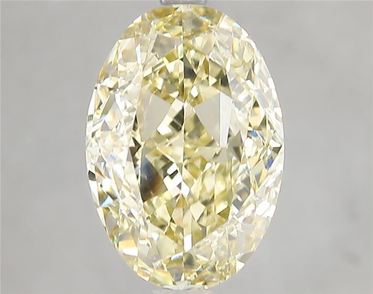 5.06 Ct. Fancy Intense Yellow Oval Lab Grown Diamond