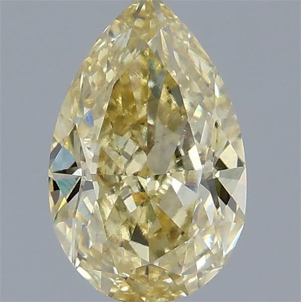 1.56 Ct. Fancy Intense Yellow Pear Lab Grown Diamond