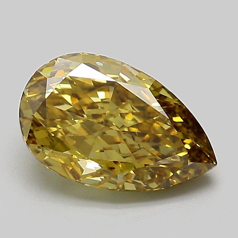 1.56 Ct. Fancy Intense Yellow Pear Lab Grown Diamond