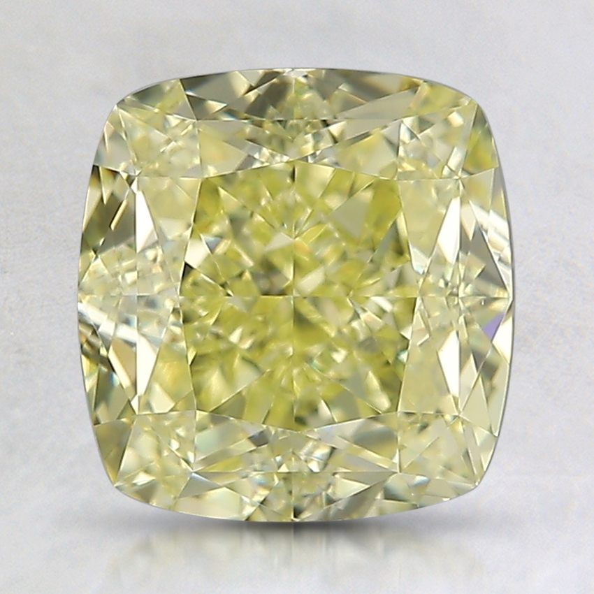 2.61 Ct. Fancy Yellow Cushion Diamond