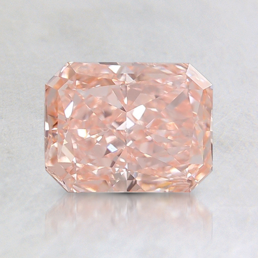 1.01 Ct. Fancy Intense Orangy Pink Radiant Lab Grown Diamond