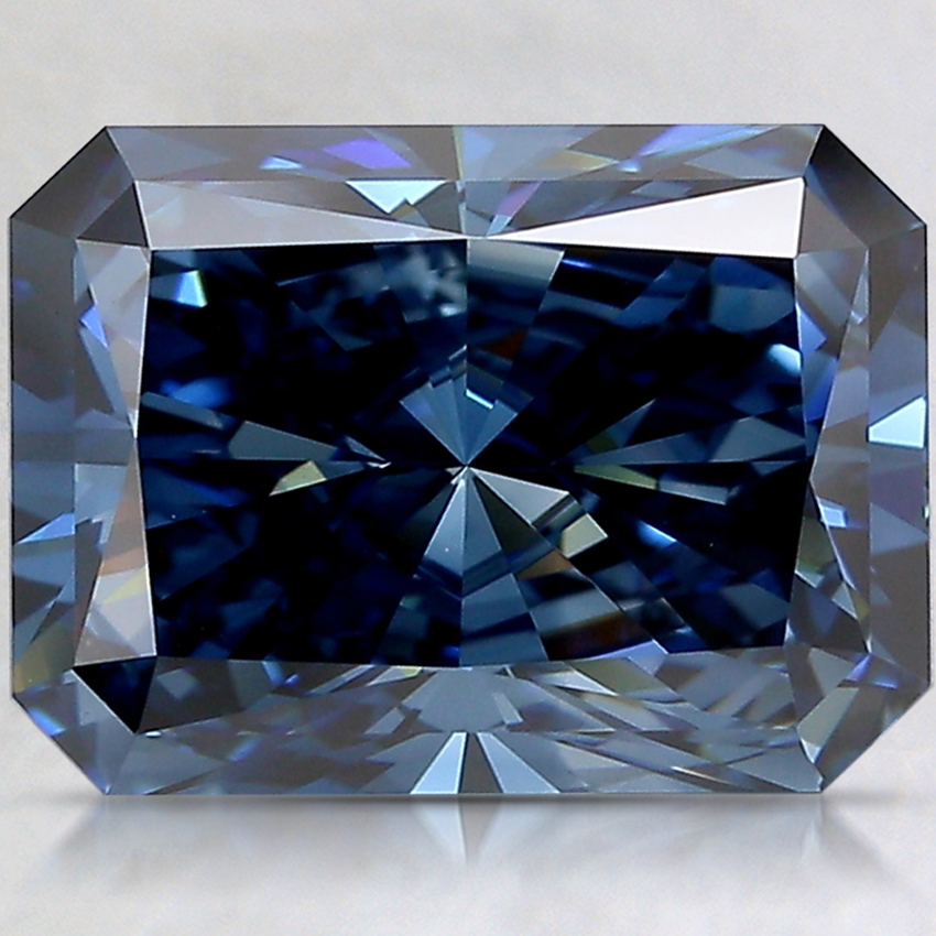 4.81 Ct. Fancy Deep Blue Radiant Lab Created Diamond