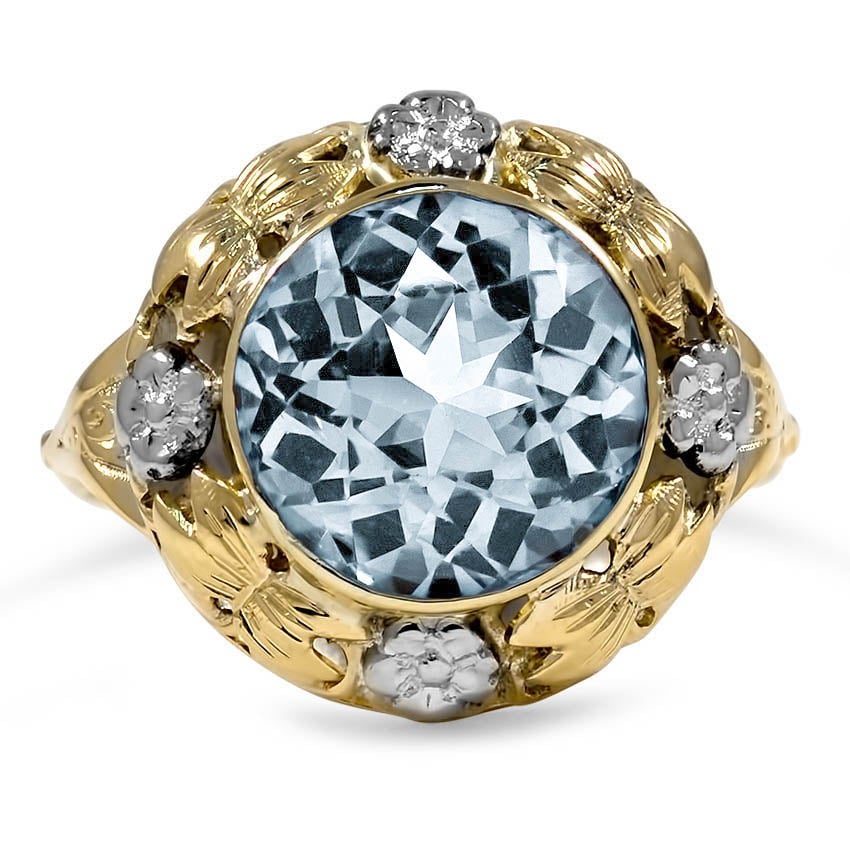 Retro Topaz Vintage Ring