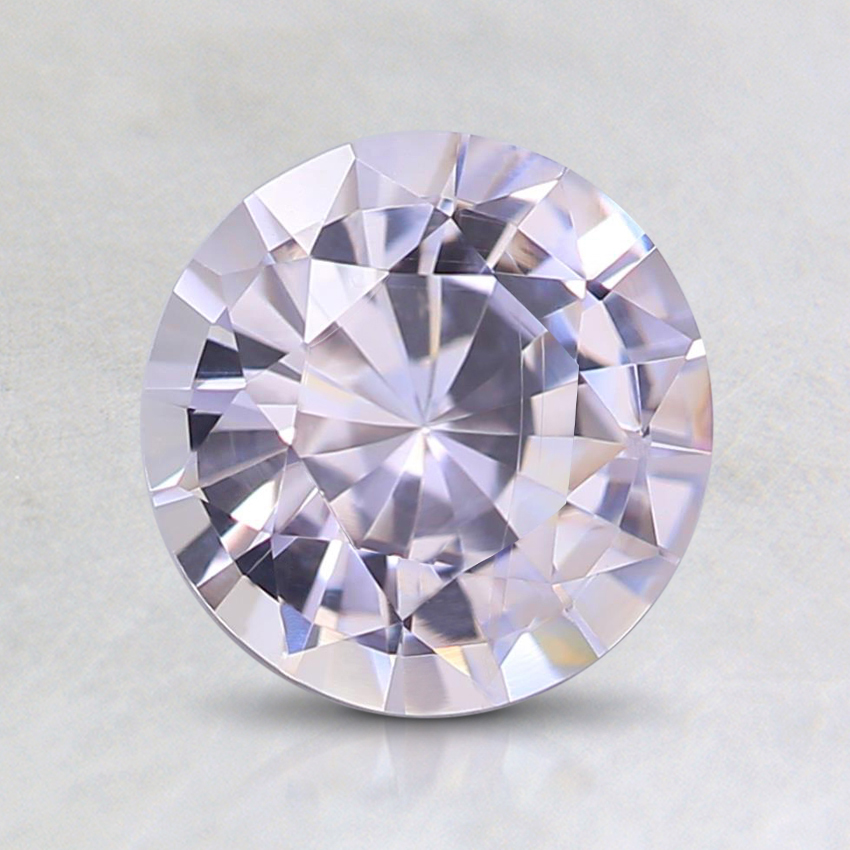 7.1mm Peach Round Sapphire