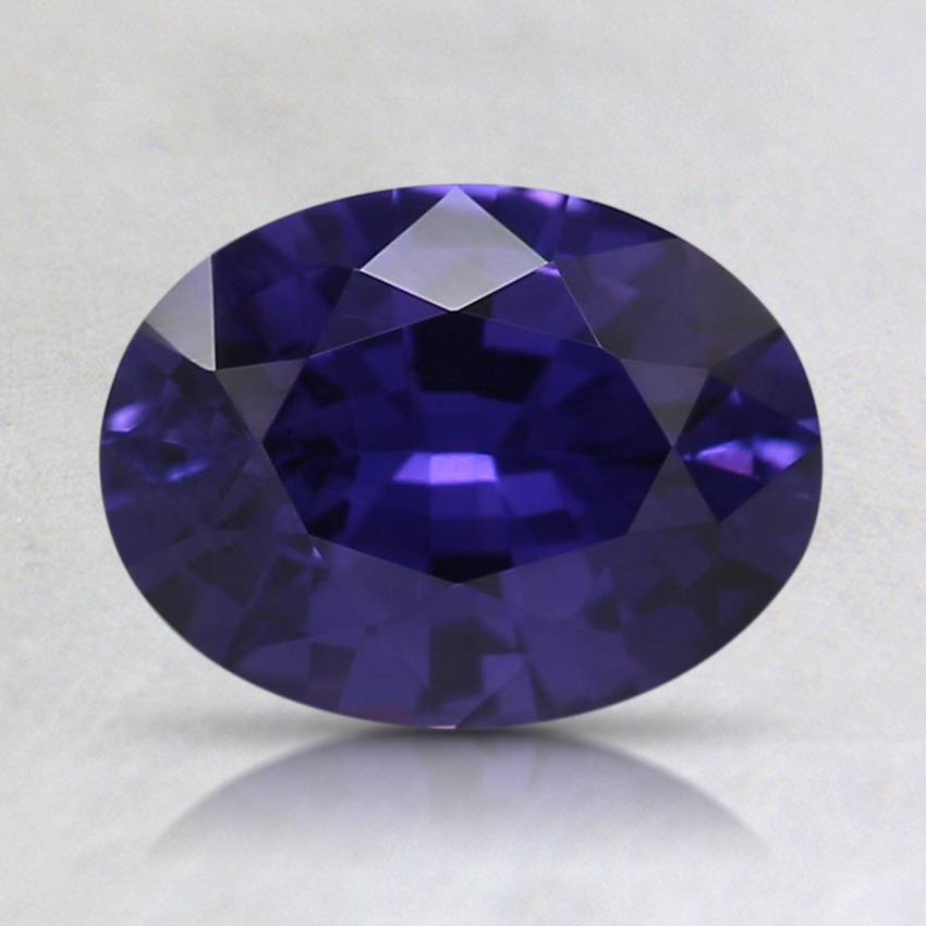 8x6mm Unheated Purple Oval Sapphire
