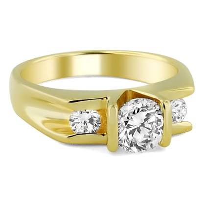 Modern Diamond Vintage Ring