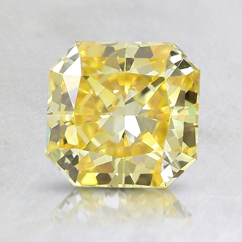 1.77 Ct. Fancy Vivid Yellow Radiant Lab Grown Diamond