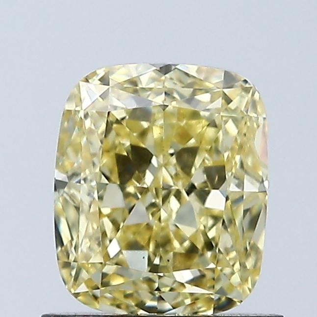 1.01 Ct. Fancy Intense Yellow Cushion Lab Grown Diamond