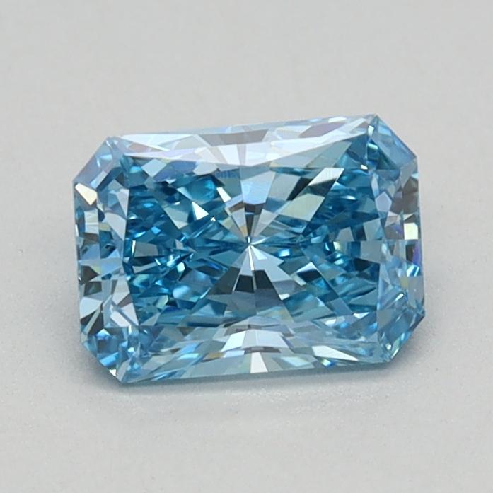 0.53 Ct. Fancy Vivid Blue Radiant Lab Grown Diamond