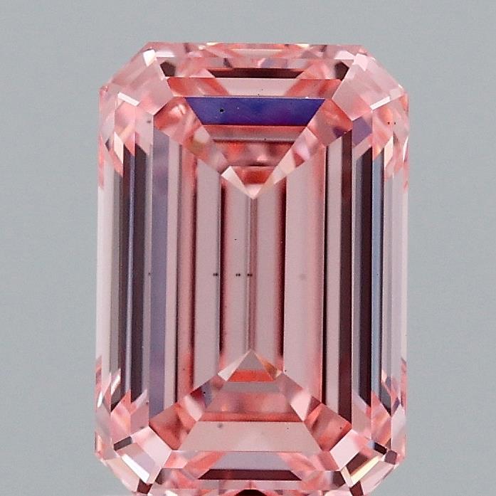 2.05 Ct. Fancy Vivid Pink Emerald Lab Grown Diamond