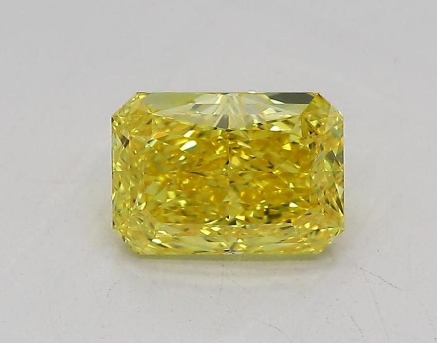 1.03 Ct. Fancy Vivid Yellow Radiant Lab Grown Diamond