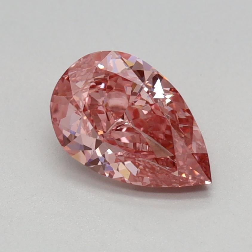 0.71 Ct. Fancy Vivid Pink Pear Lab Grown Diamond