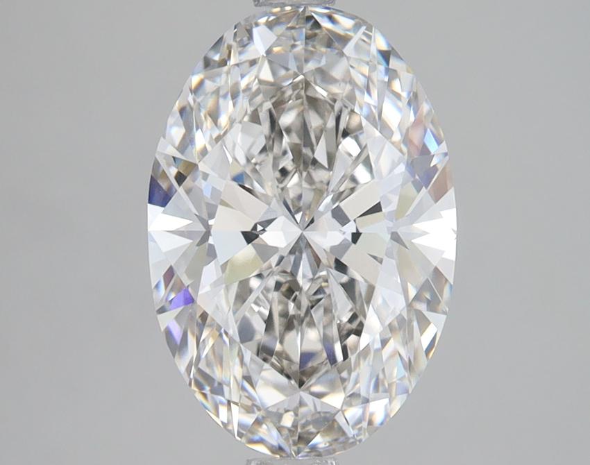 3.07 Ct. Fancy Vivid Blue Oval Lab Grown Diamond