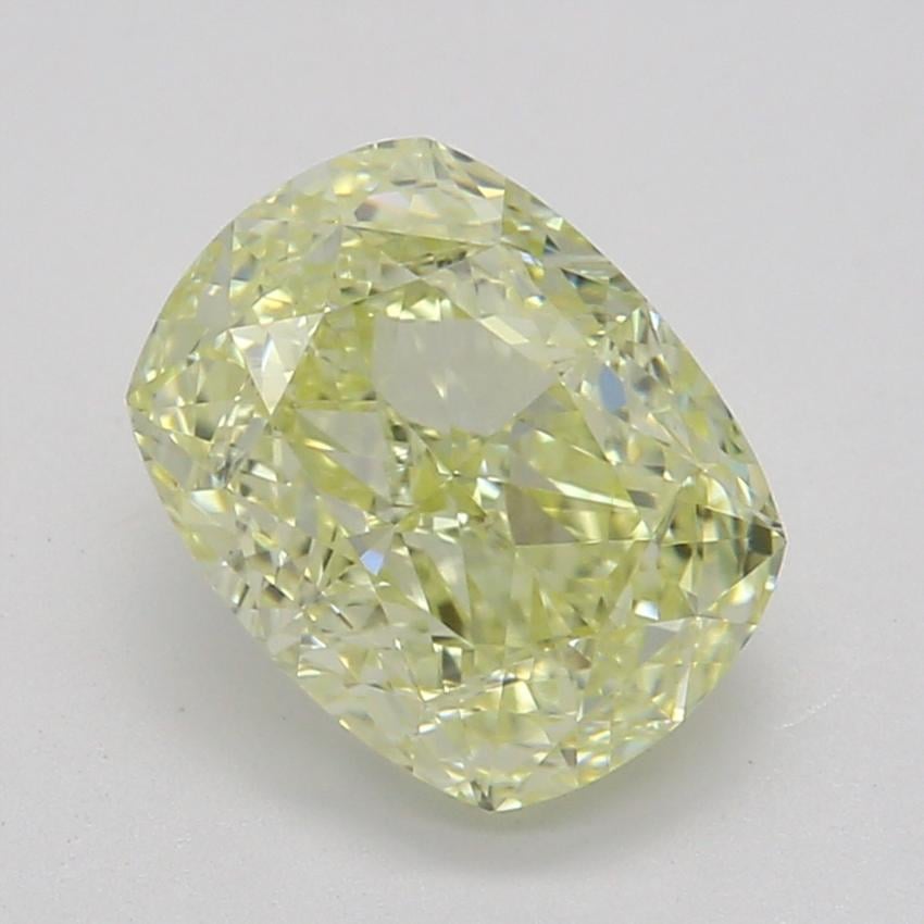 1.11 Ct. Fancy Light Yellow Cushion Diamond