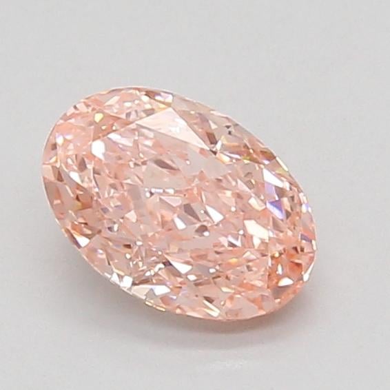 0.98 Ct. Fancy Vivid Pink Oval Lab Grown Diamond